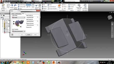 inventor metal sheet|inventor convert to sheet metal.